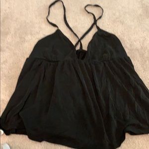 Express black babydoll tank size M
